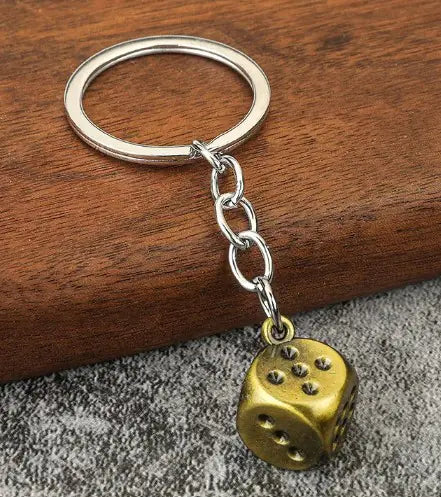 Dice Mahjong Keychain