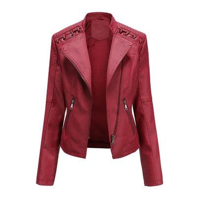 Luxe Ride Slim Leather Jacket