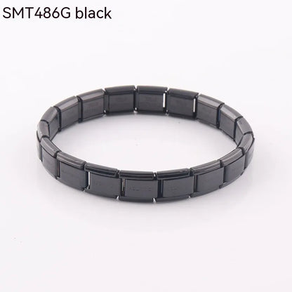 Electroplated Stainless Steel Personalized Bracelet