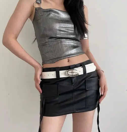 Belt with Skirt Jeans