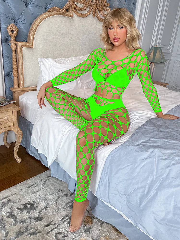 Fishnet Stockings Jumpsuit