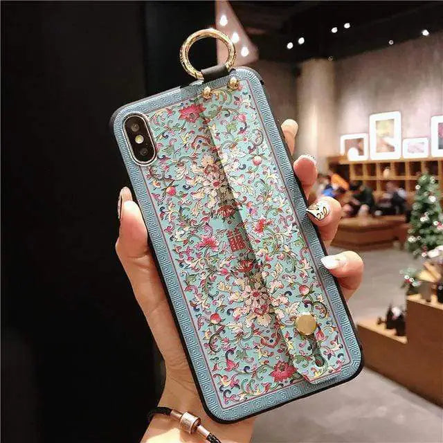 Blue Flower iPhone Case