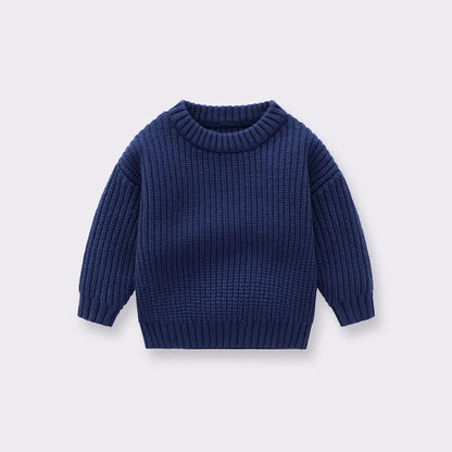 Baby Boys Girls Children Autumn And Winter Loose Knitted Coat Sweater