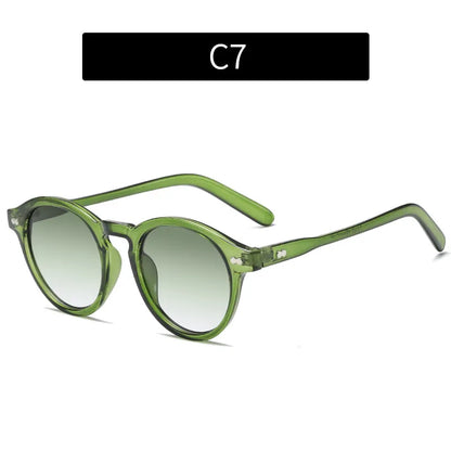 Fashion Vintage Round Frame Sunglasses