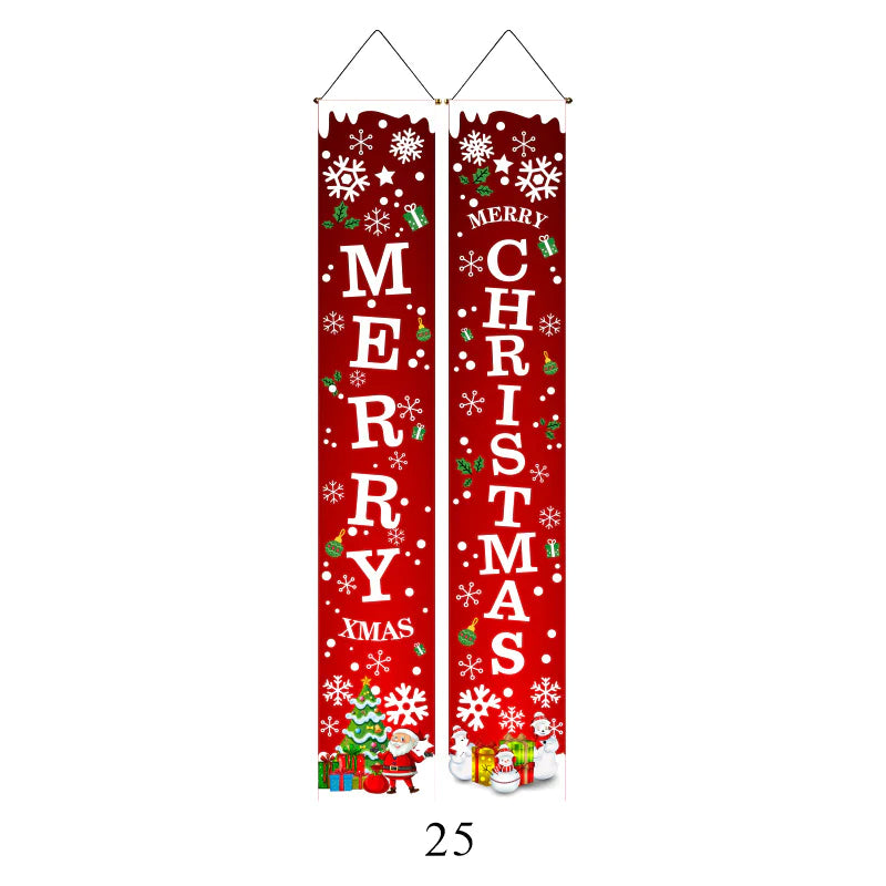 Christmas Door Banner Decoration