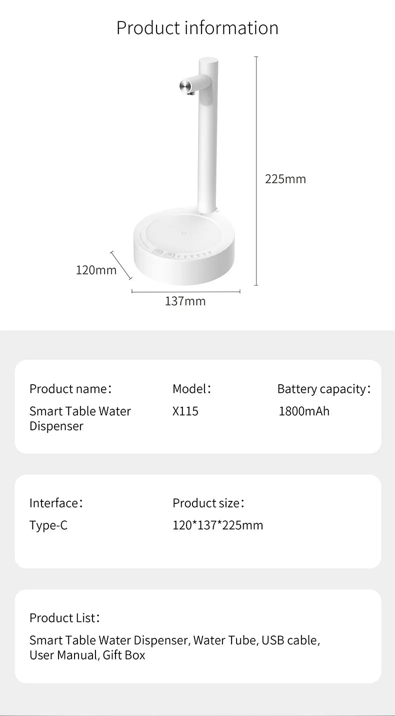 Automatic Pumping Water Dispenser