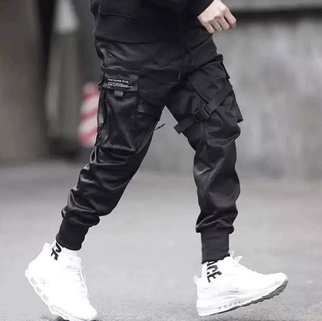 Black Jogging Sports Pants - Men&