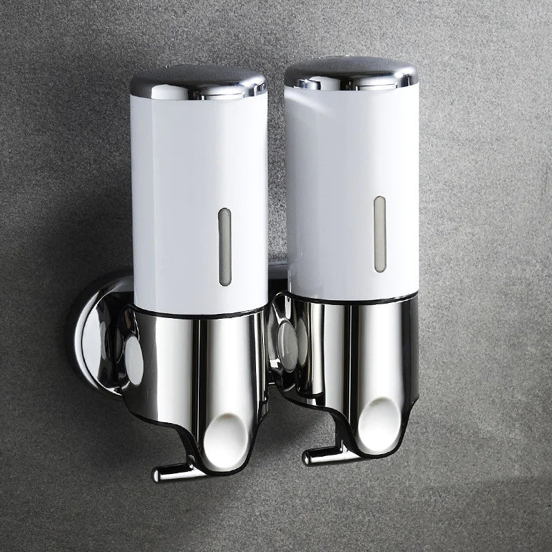 Wall-Mounted Shampoo &amp; Shower Gel Dispenser