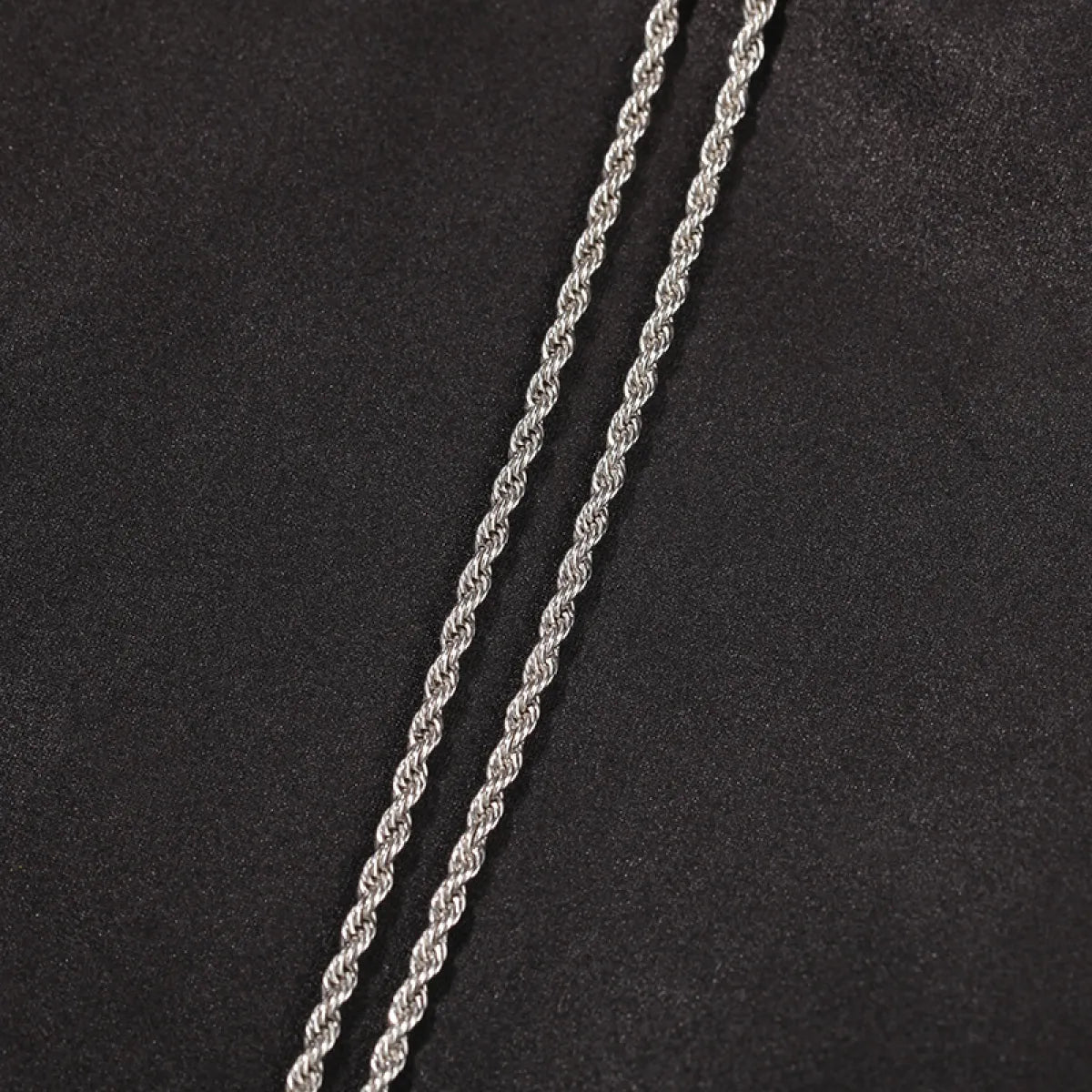 3MM Stainless Steel Rope Chain Necklace