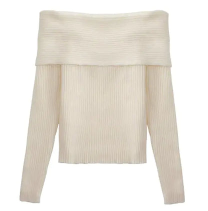 Strapless Neckline Sweater