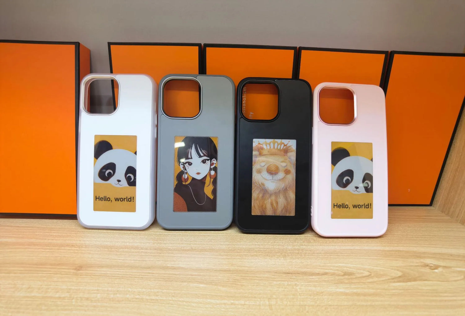 E-ink Screen Projection Screen DIY Phone Case