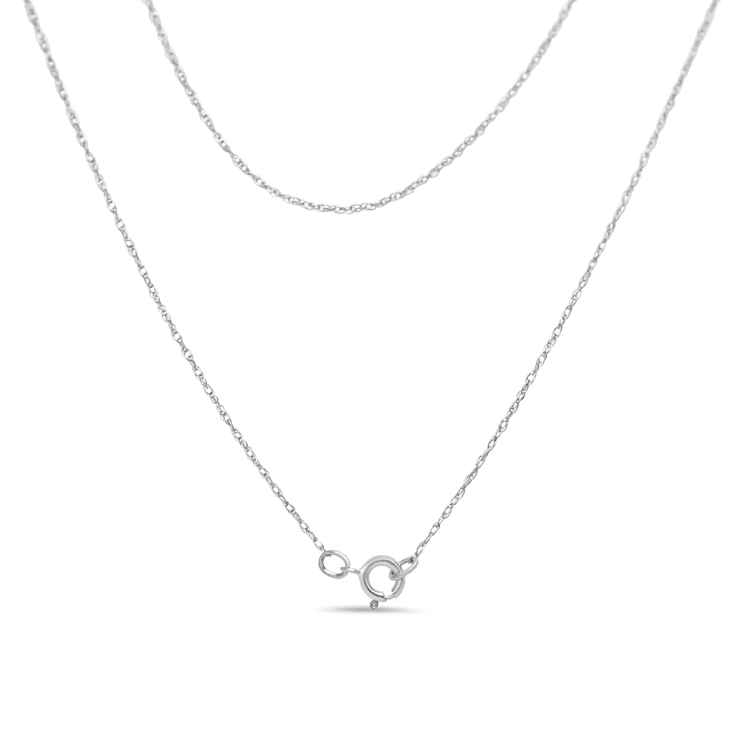 14K Rose Gold 3/4 Cttw Round Diamond Double Quatrefoil Pendant 18&quot; Necklace (H-I Color, I1-I2 Clarity)