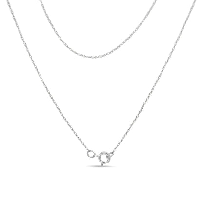 14K Rose Gold 3/4 Cttw Round Diamond Double Quatrefoil Pendant 18&quot; Necklace (H-I Color, I1-I2 Clarity)