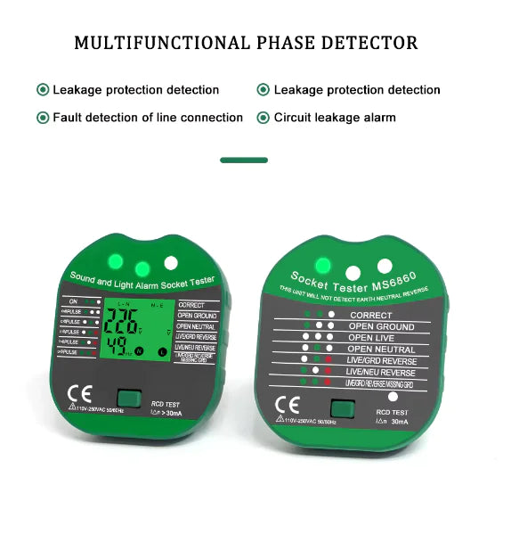 European And American Regulations Socket Tester