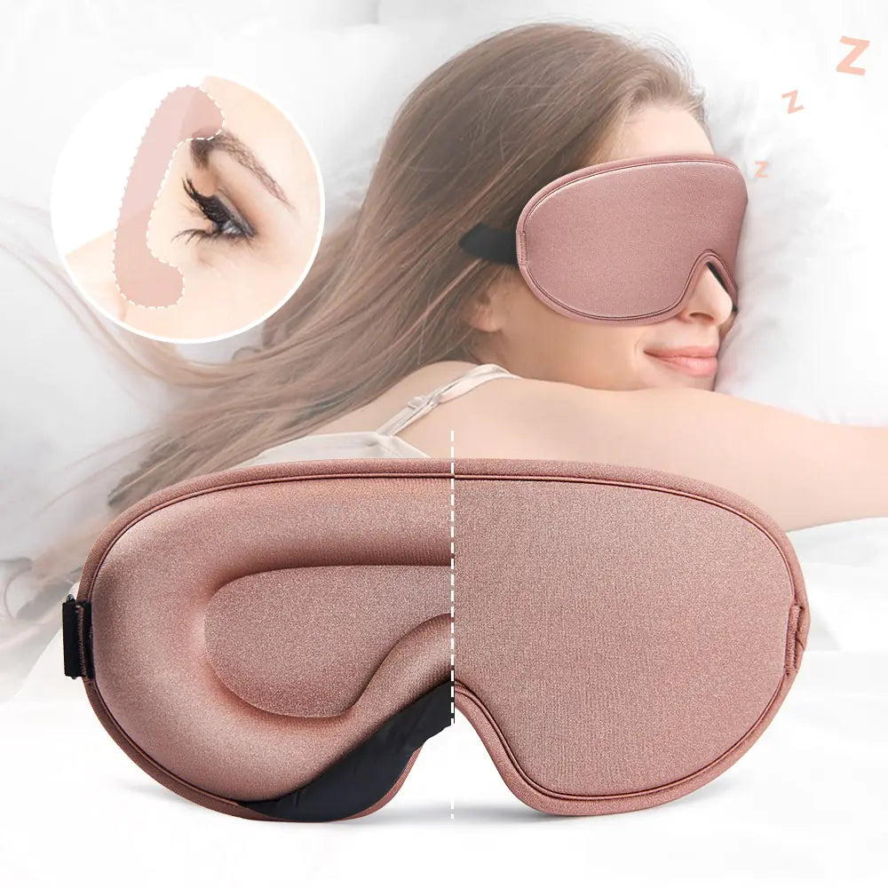 Memory Foam Silk Sleep Mask &amp; Eye Patches