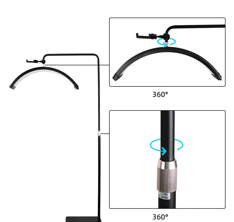 Andoer HD-M3X Dimmable LED Desk Light with C-Clamp