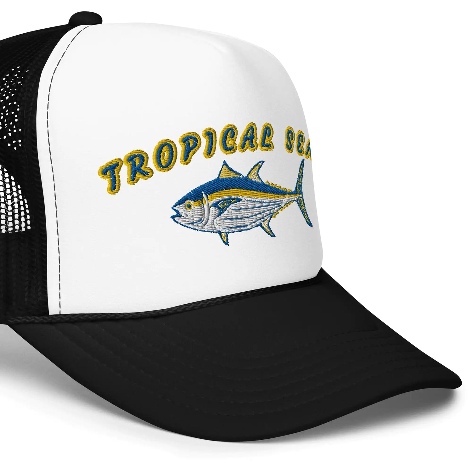 Tropical Seas Tuna Foam trucker hat