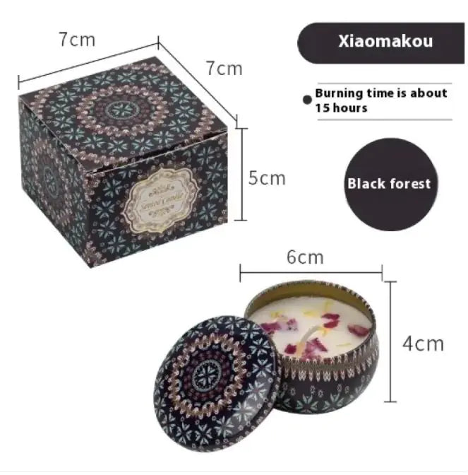 Dried Flower Fragrance Candle Flower Fragrance Incense Candle