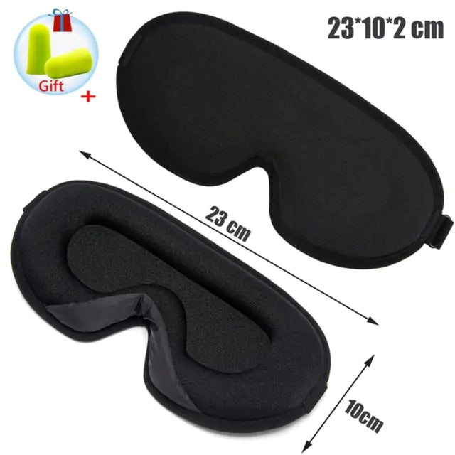 Memory Foam Silk Sleep Mask &amp; Eye Patches