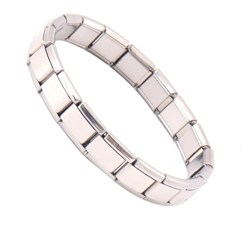 Electroplated Stainless Steel Personalized Bracelet