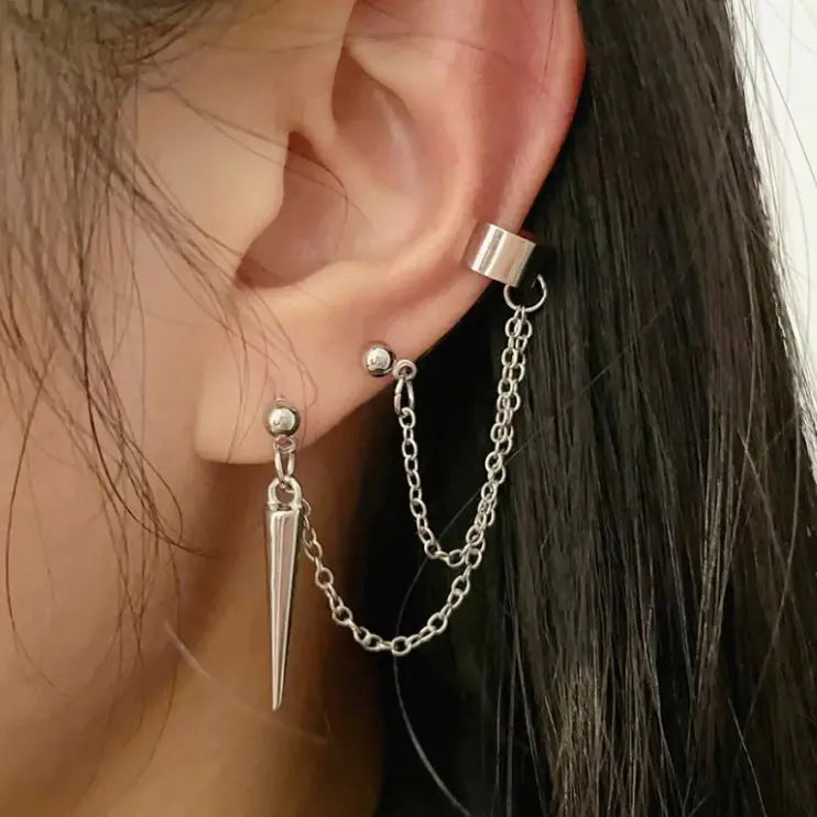 Creative Simple Non-pierced Ear Clip Five-piece Set