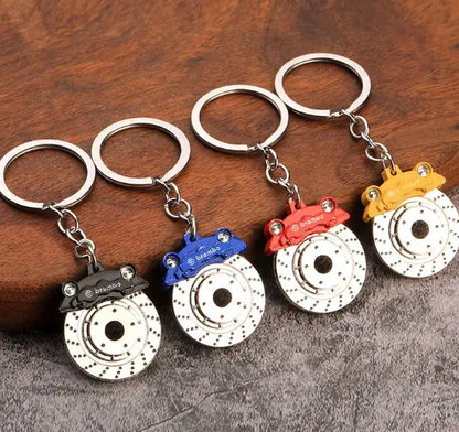 Brake Disc Hub Caliper Keychains