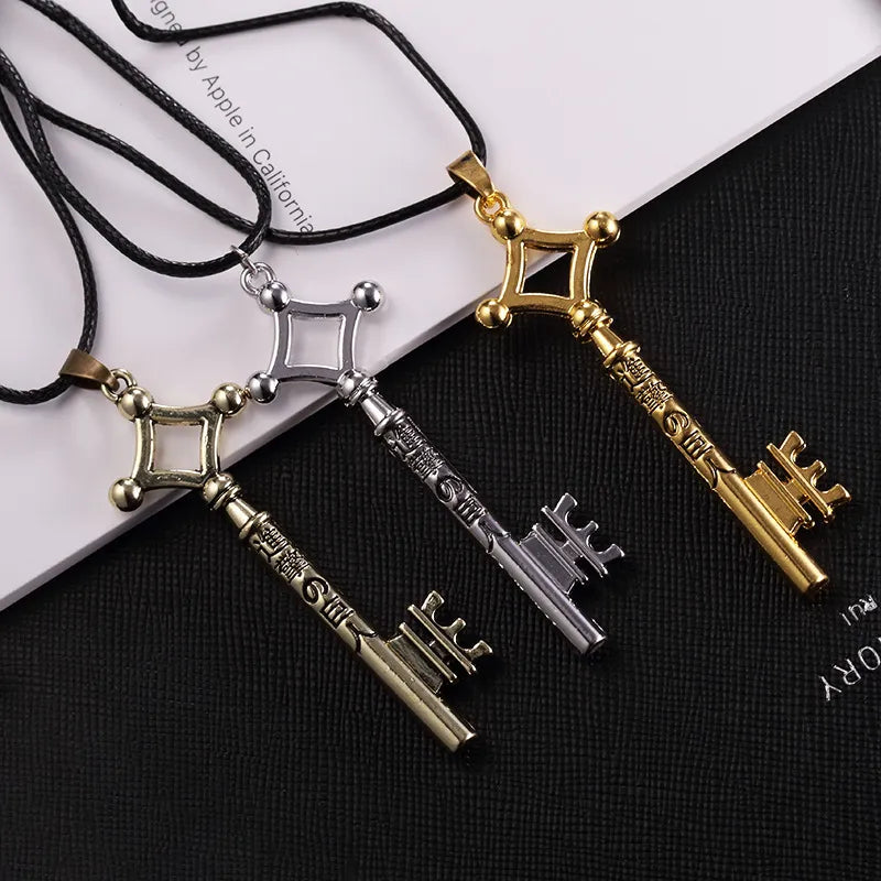 Cartoon Hot Pendant Key Necklace Jewelry