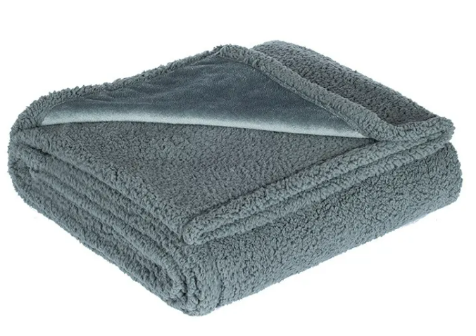 Flannel Shu Cotton Sherpa Thickened Blanket