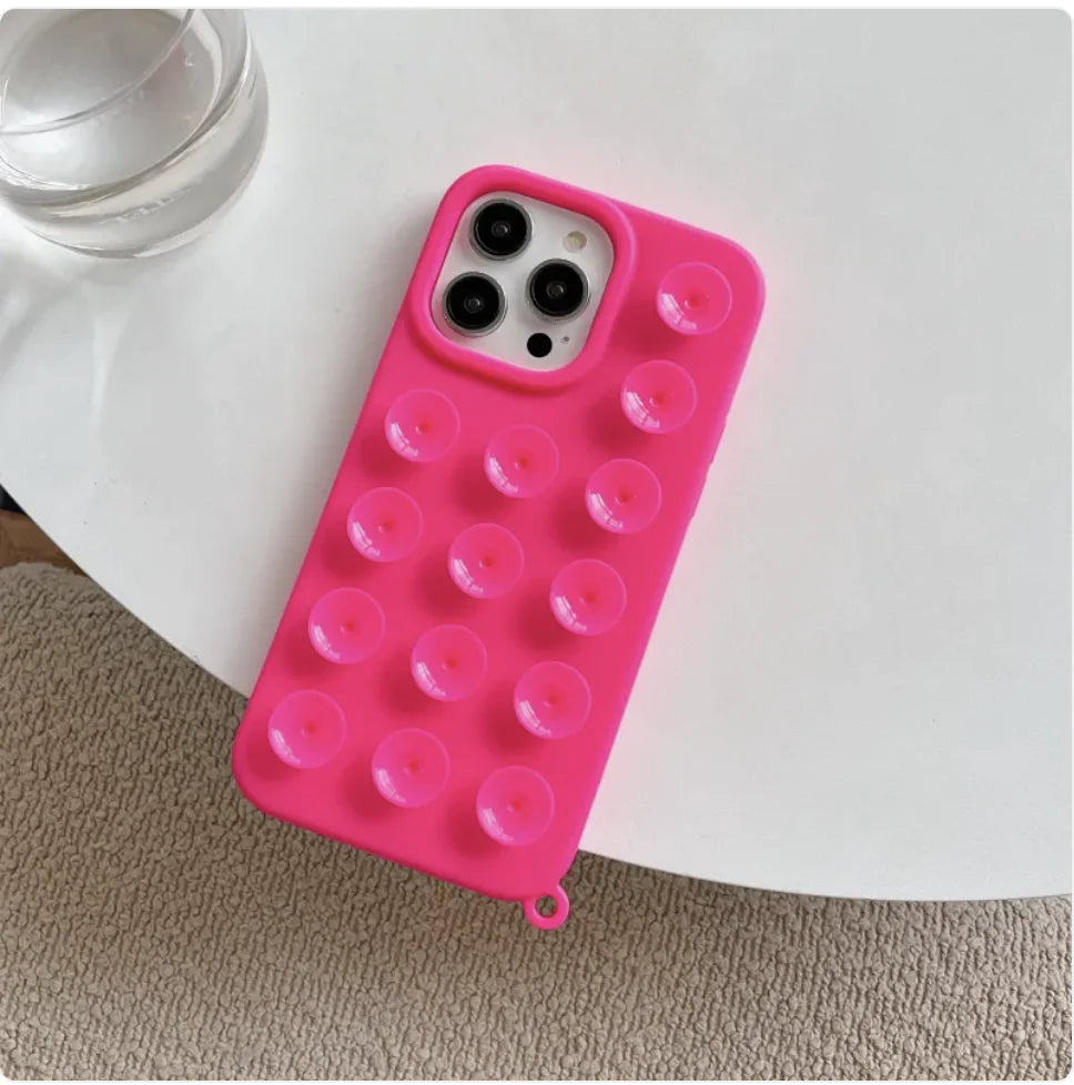 Solid Color 3D Silicone Macaron Phone Case