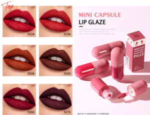 18 Color Mini Capsule Lip Glaze