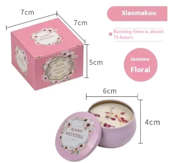 Dried Flower Fragrance Candle Flower Fragrance Incense Candle