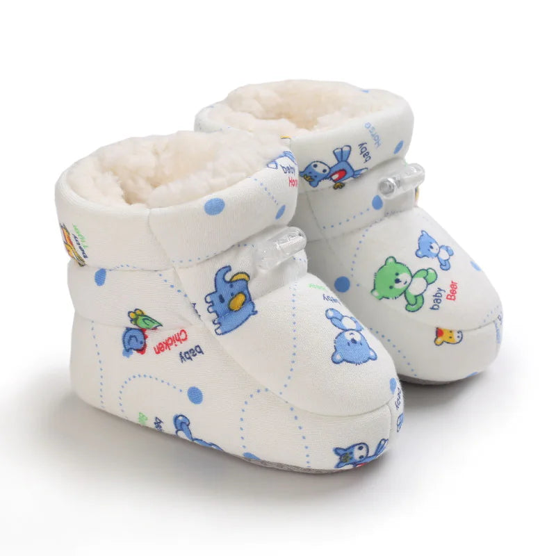 Baby Cartoon Soft Sole Shoes (0-1 Year)