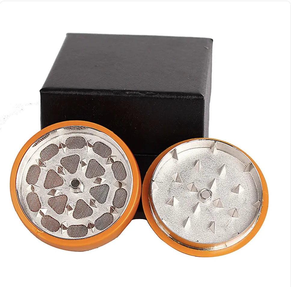 Three-Layer Zinc Alloy Cartoon Herb Grinder