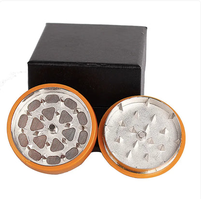 Three-Layer Zinc Alloy Cartoon Herb Grinder