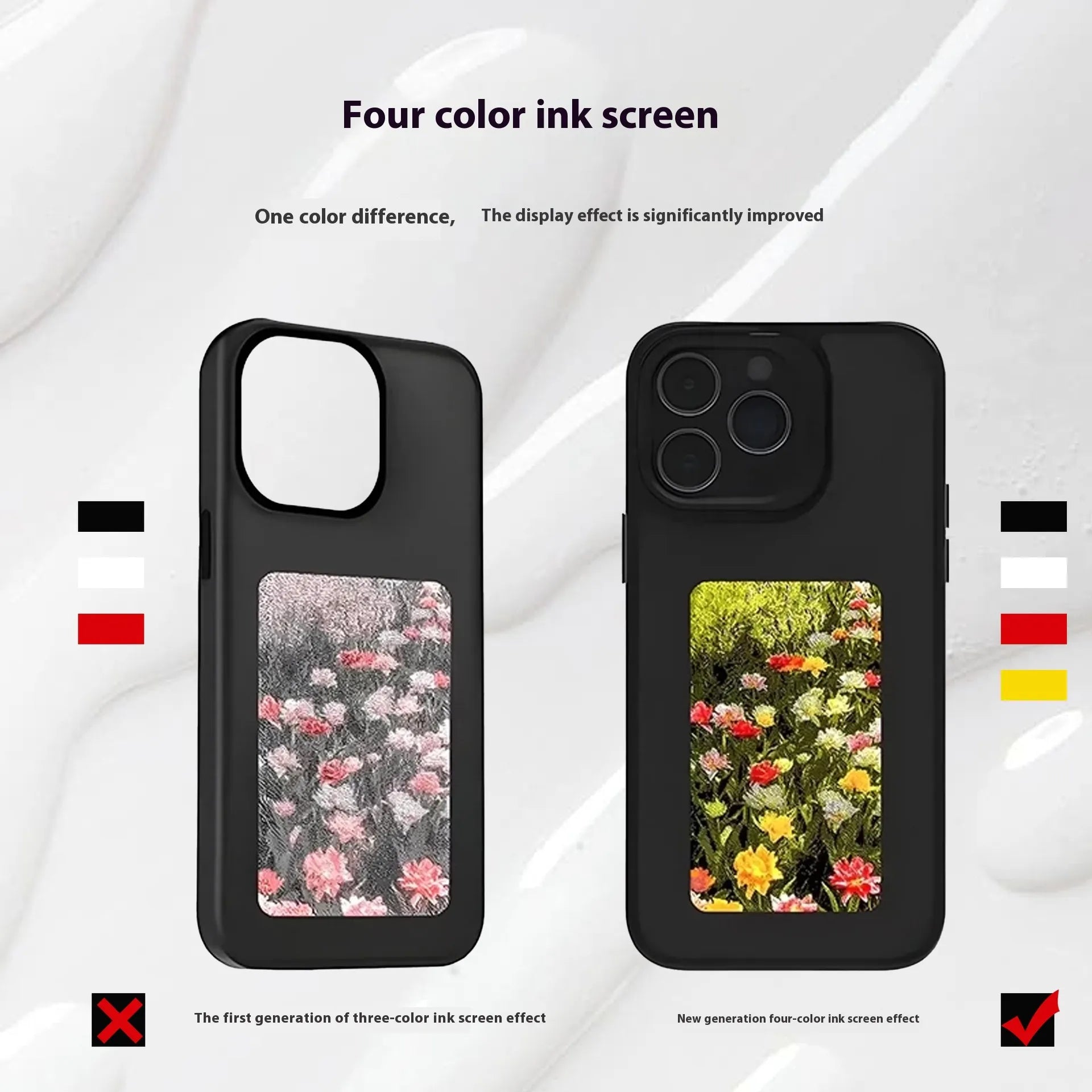 E-ink Screen Projection Screen DIY Phone Case