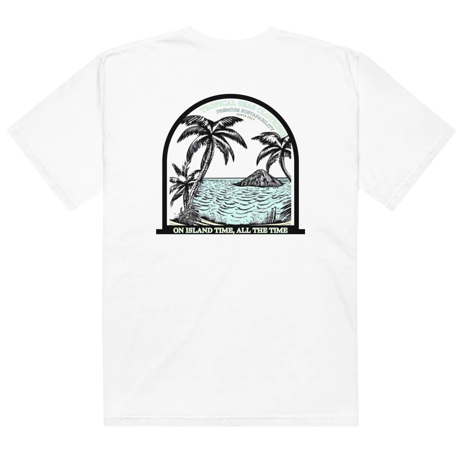 Men’s Island Time, All the Time Heavyweight T-Shirt