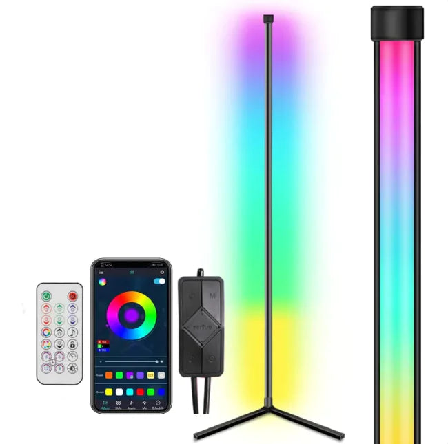 Symphony RGB Smart Corner Floor Lamp with Bluetooth &amp; App Control