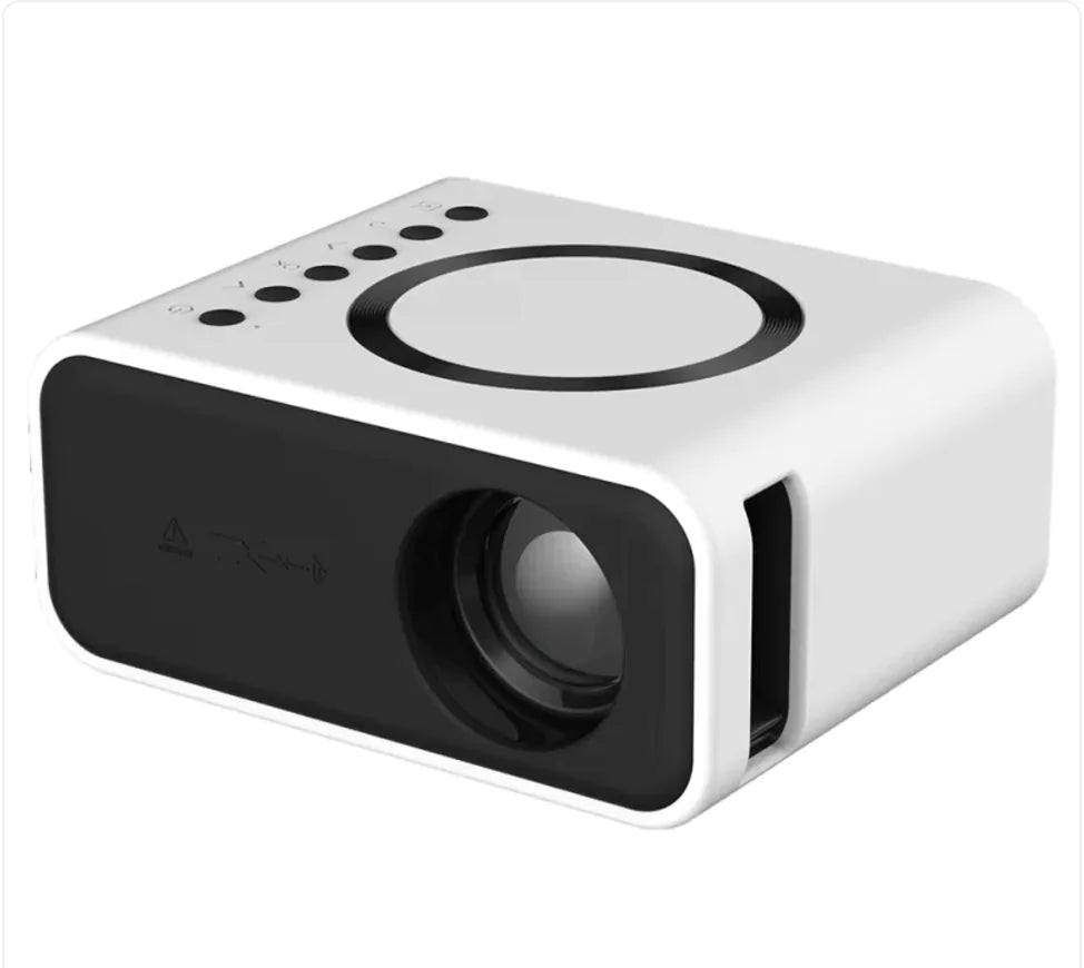 YT300 Mini Portable Projector, 1080P HD with Wired &amp; Wireless Home Theater