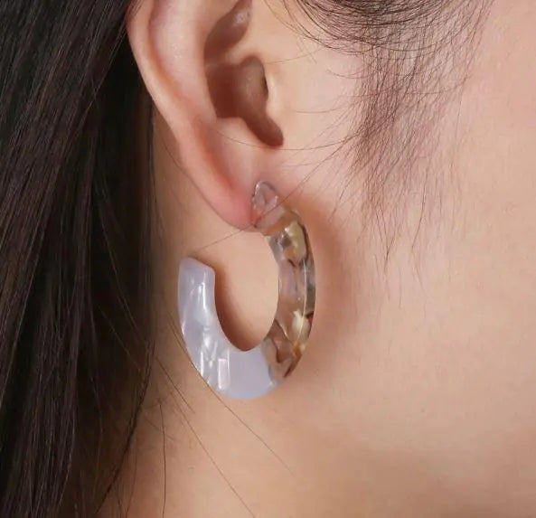 Chance Earrings -Tan