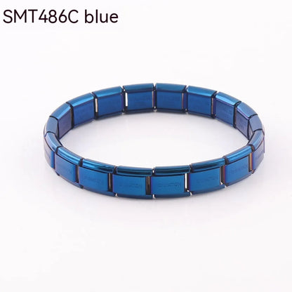 Electroplated Stainless Steel Personalized Bracelet