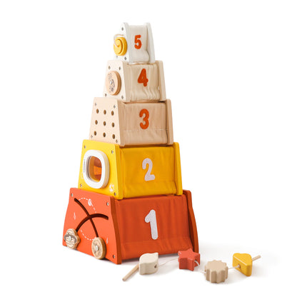 Educational Stacking Rocket Toy