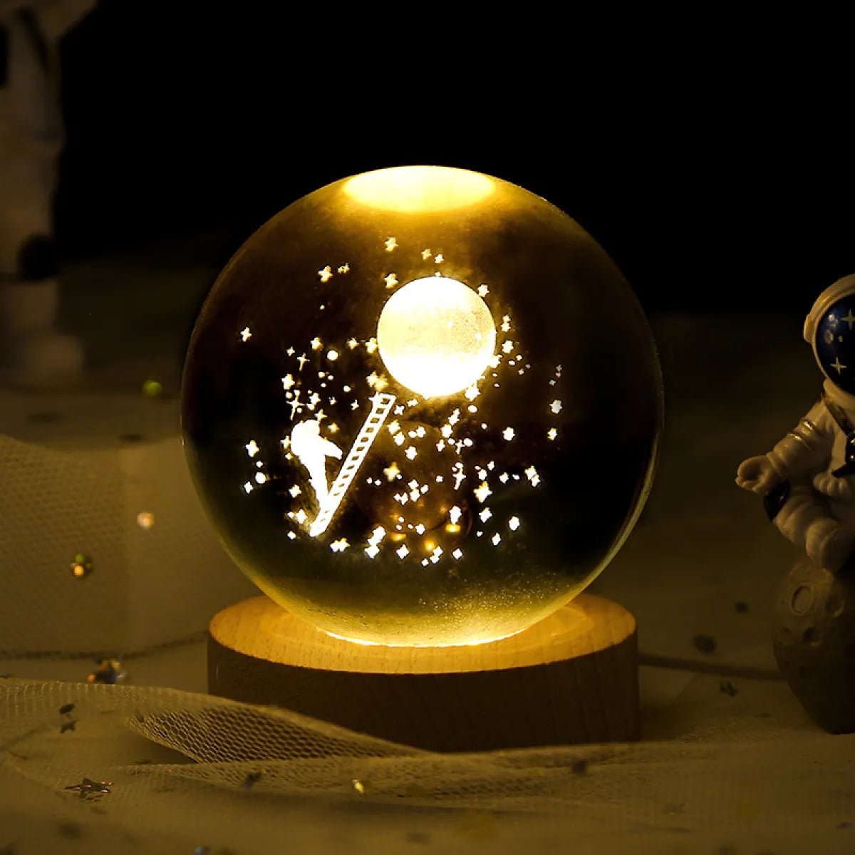 Crystal Ball Night Lamp Projection