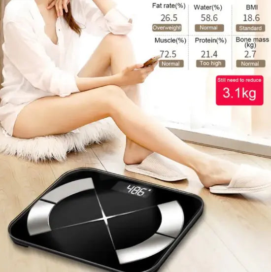 Bluetooth LED Body Fat scale