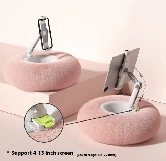 Flat Computer Mobile Phone Universal Plush Pillow Bracket