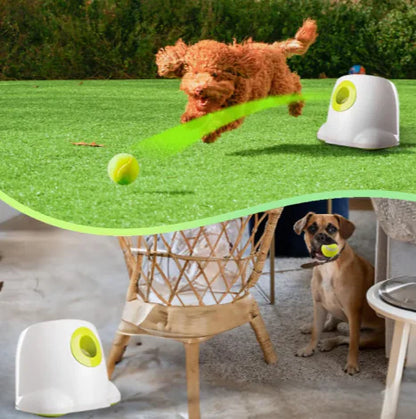 AFP 3196 Mini Automatic Electric Tennis Ball Launcher for Pets – Lightweight Throwing Machine