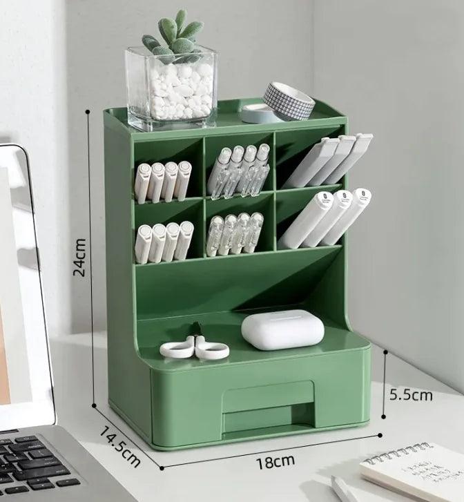 Angled Pen Holder Desk Organizer