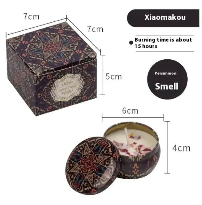 Dried Flower Fragrance Candle Flower Fragrance Incense Candle