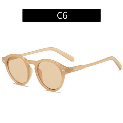 Fashion Vintage Round Frame Sunglasses