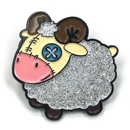 Plush Sheep Pin