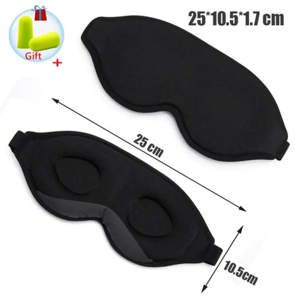 Memory Foam Silk Sleep Mask &amp; Eye Patches